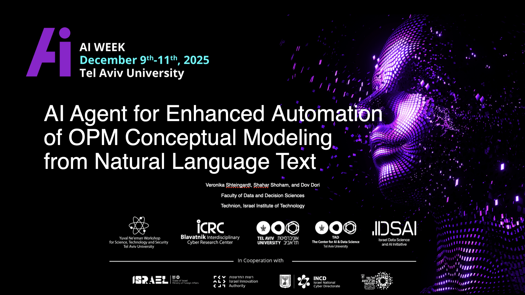picture for AI Agent for Enhanced Automation of OPM Conceptual Modeling from Natural Language Text @ AI Week 2025 & IDSAI 5th Annual Conference